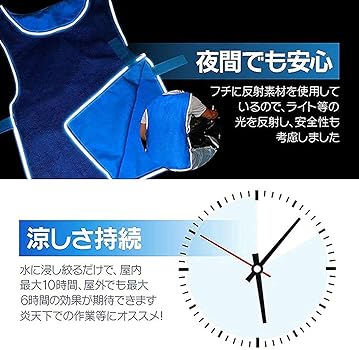 Amazon.co.jp: [HUOFU] 冷却ベスト クールベスト メッシュ 熱中